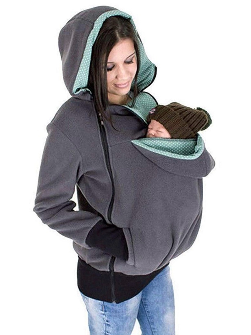 Baby Hoodie Jacket Kangaroo Coat/Jacket Women and baby size L